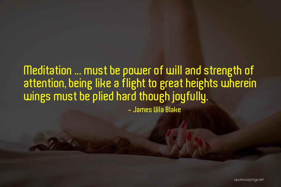 Power Strength Quotes By James Vila Blake