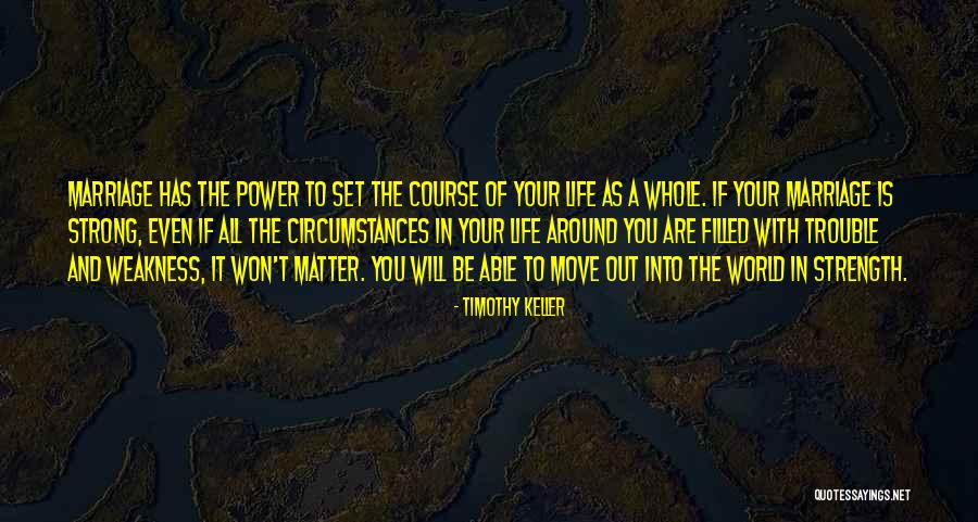 Power Strength Quotes By Timothy Keller