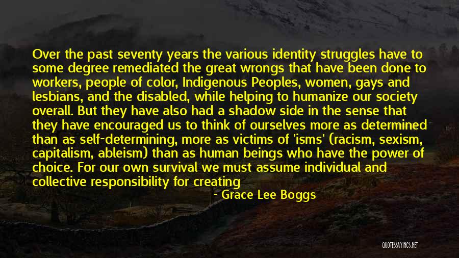 Power Struggles Quotes By Grace Lee Boggs