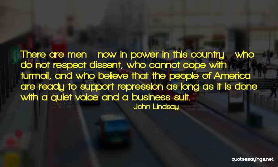 Power Suit Quotes By John Lindsay