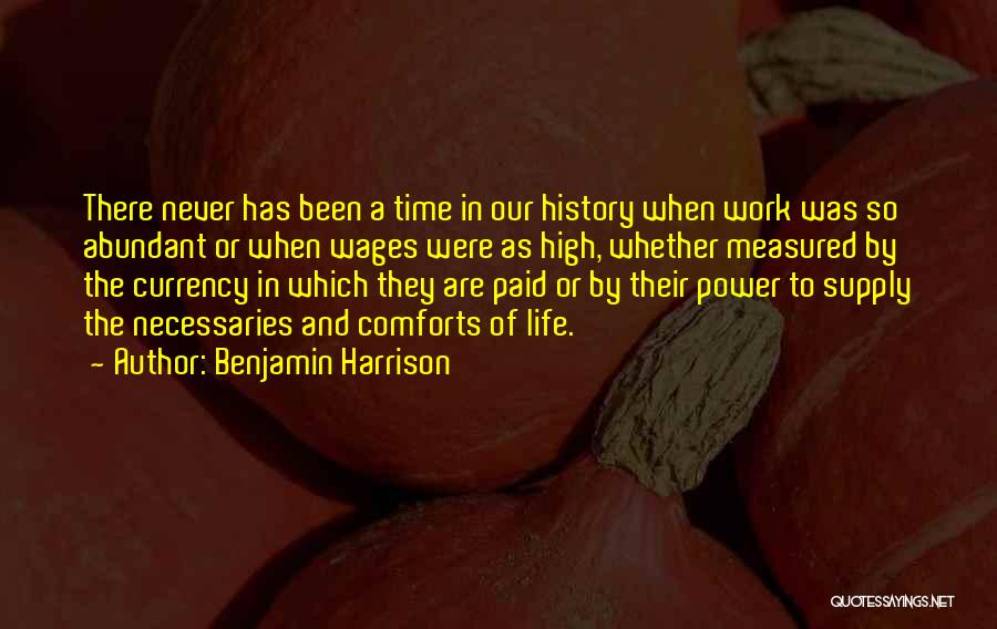 Power Supply Quotes By Benjamin Harrison