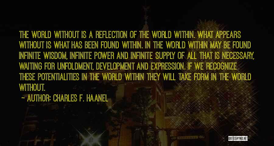 Power Supply Quotes By Charles F. Haanel