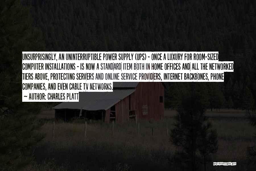 Power Supply Quotes By Charles Platt