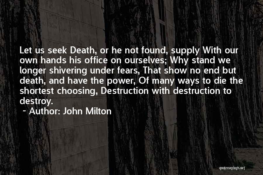 Power Supply Quotes By John Milton