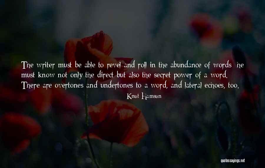 Power That Echoes Quotes By Knut Hamsun Power That Echoes Quotes By Knut Hamsun