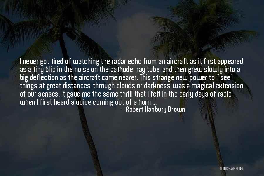 Power That Echoes Quotes By Robert Hanbury Brown Power That Echoes Quotes By Robert Hanbury Brown