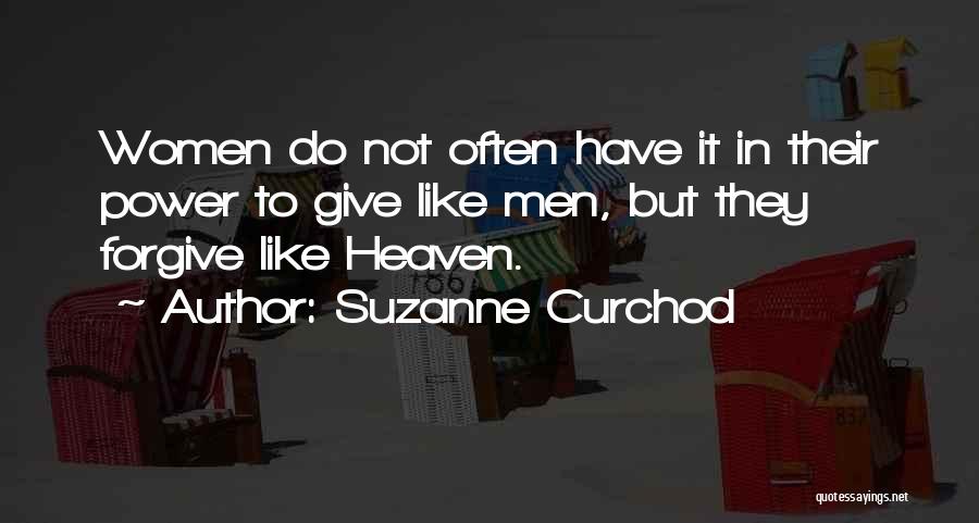 Power To Forgive Quotes By Suzanne Curchod