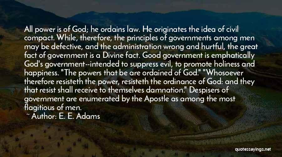 Power To Resist Quotes By E. E. Adams