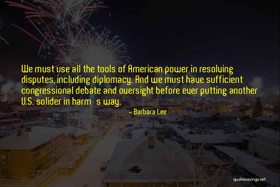 Power Tools Quotes By Barbara Lee