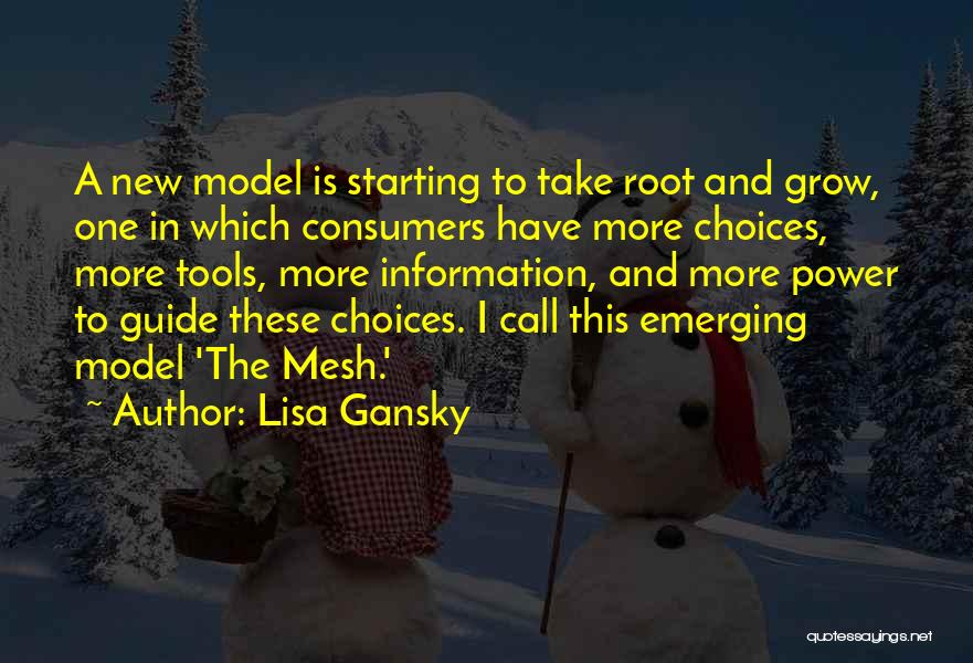 Power Tools Quotes By Lisa Gansky