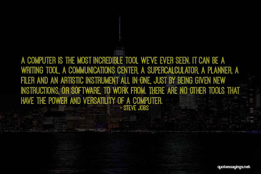 Power Tools Quotes By Steve Jobs Power Tools Quotes By Steve Jobs