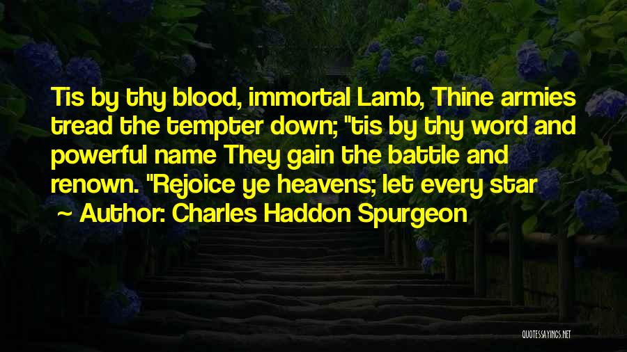 Powerful 1 Word Quotes By Charles Haddon Spurgeon