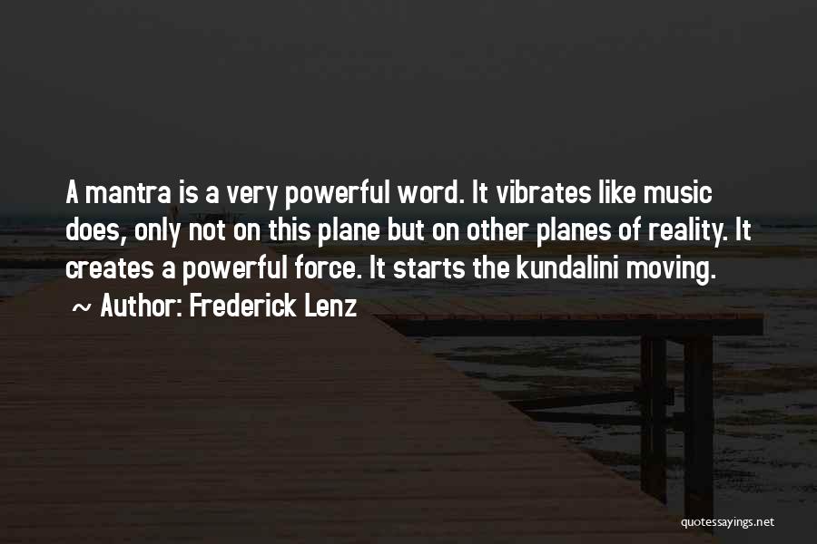 Powerful 1 Word Quotes By Frederick Lenz