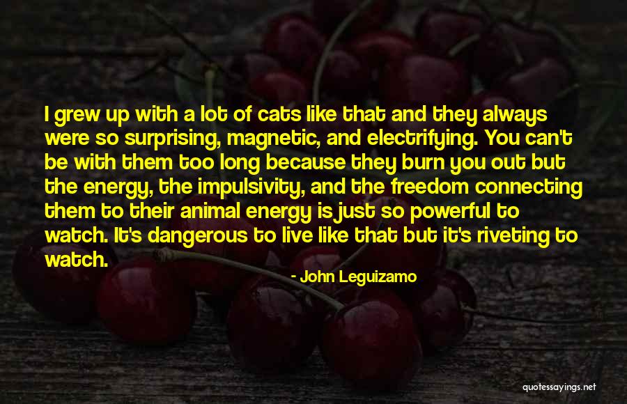 Powerful Cat Quotes By John Leguizamo Powerful Cat Quotes By John Leguizamo