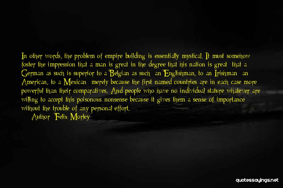 Powerful Countries Quotes By Felix Morley