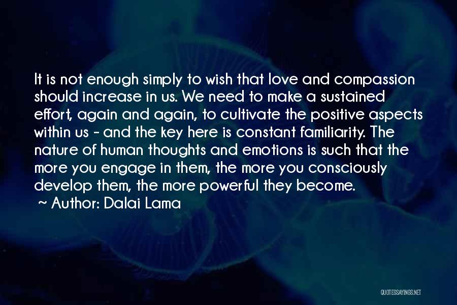 Powerful Emotions Quotes By Dalai Lama
