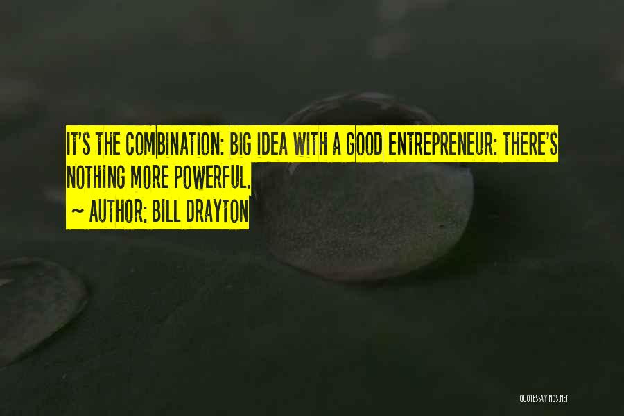 Powerful Entrepreneur Quotes By Bill Drayton