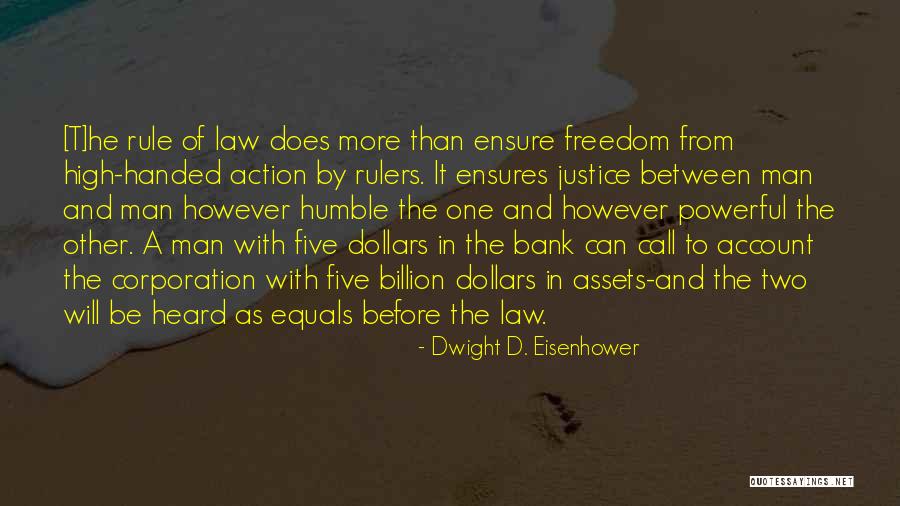 Powerful Law Quotes By Dwight D. Eisenhower Powerful Law Quotes By Dwight D. Eisenhower