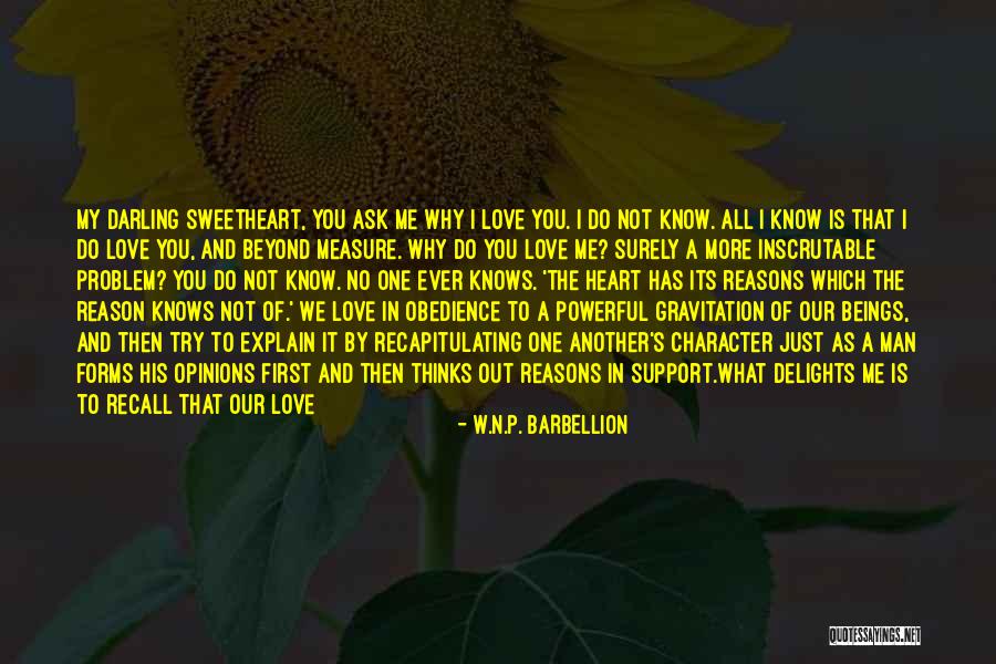 Powerful Love Quotes By W.N.P. Barbellion