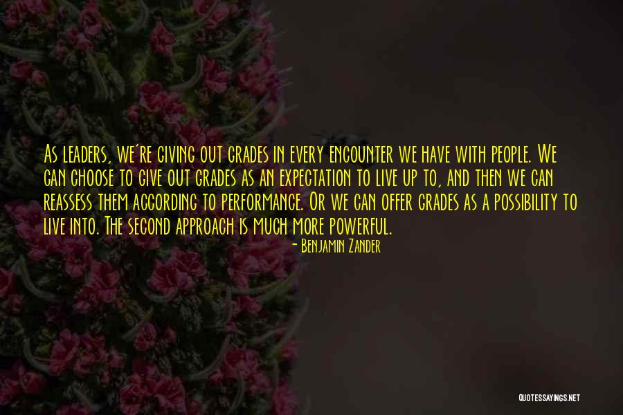 Powerful Not Giving Up Quotes By Benjamin Zander Powerful Not Giving Up Quotes By Benjamin Zander