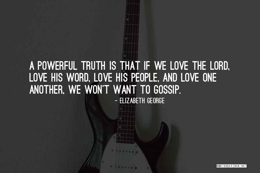 Powerful One Word Quotes By Elizabeth George Powerful One Word Quotes By Elizabeth George