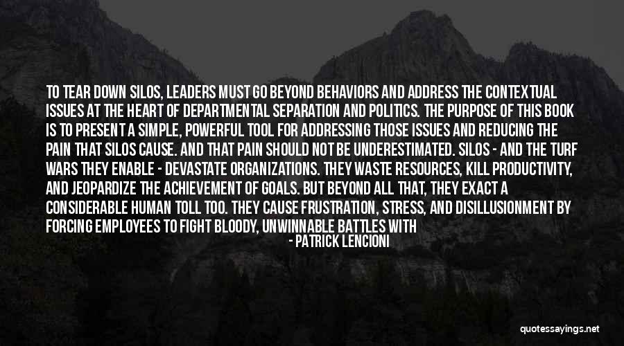 Powerful Politics Quotes By Patrick Lencioni Powerful Politics Quotes By Patrick Lencioni