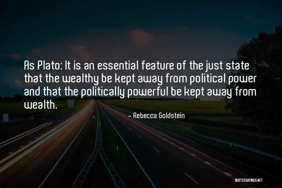 Powerful Politics Quotes By Rebecca Goldstein Powerful Politics Quotes By Rebecca Goldstein