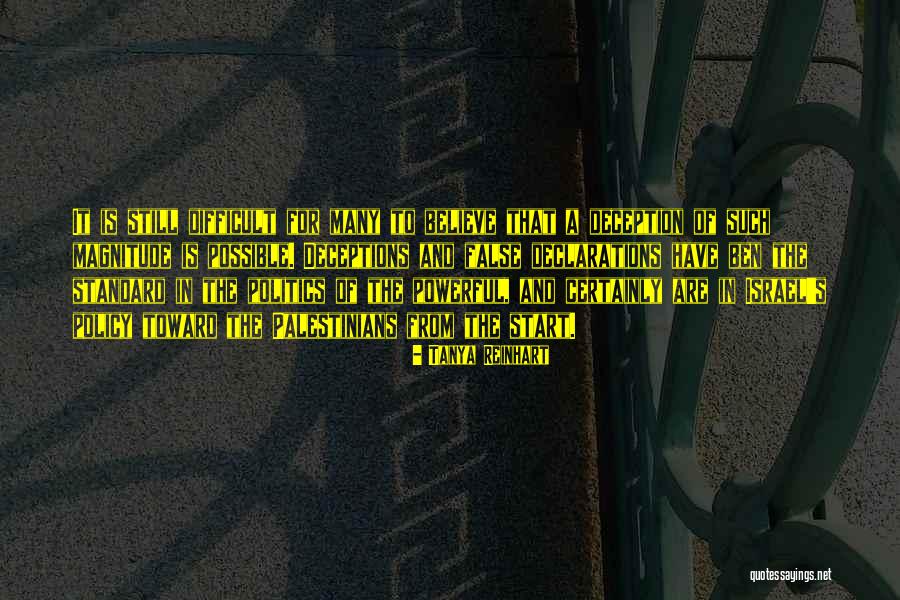 Powerful Politics Quotes By Tanya Reinhart Powerful Politics Quotes By Tanya Reinhart