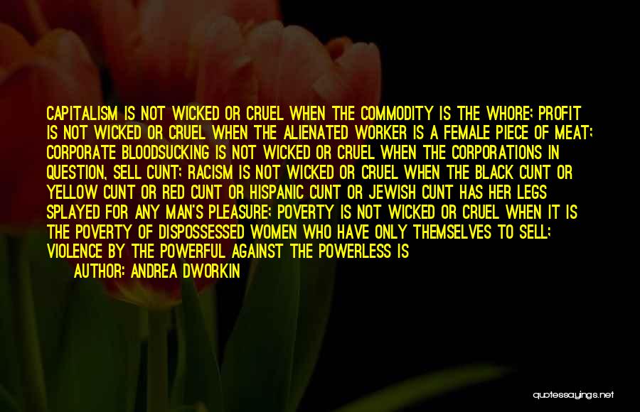 Powerful Powerless Quotes By Andrea Dworkin