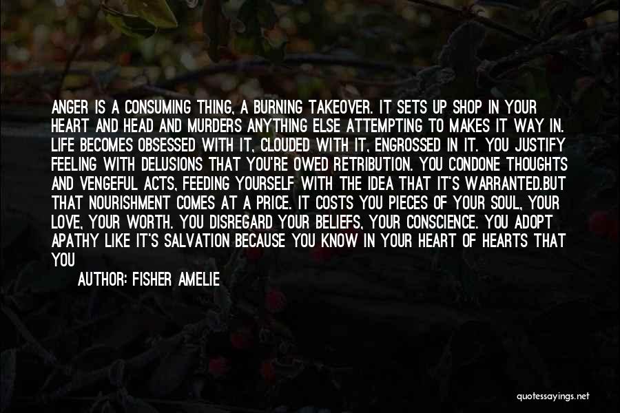 Powerful Thoughts Quotes By Fisher Amelie