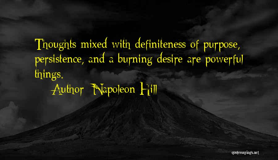 Powerful Thoughts Quotes By Napoleon Hill