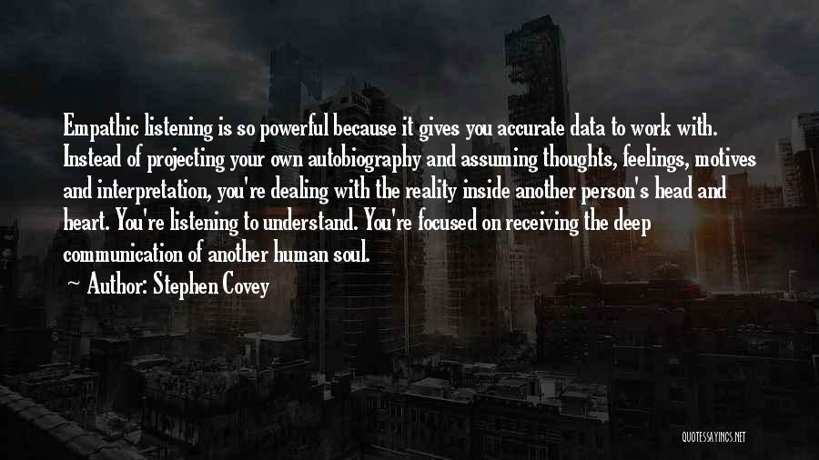 Powerful Thoughts Quotes By Stephen Covey