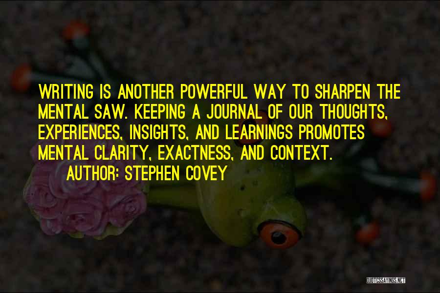 Powerful Thoughts Quotes By Stephen Covey