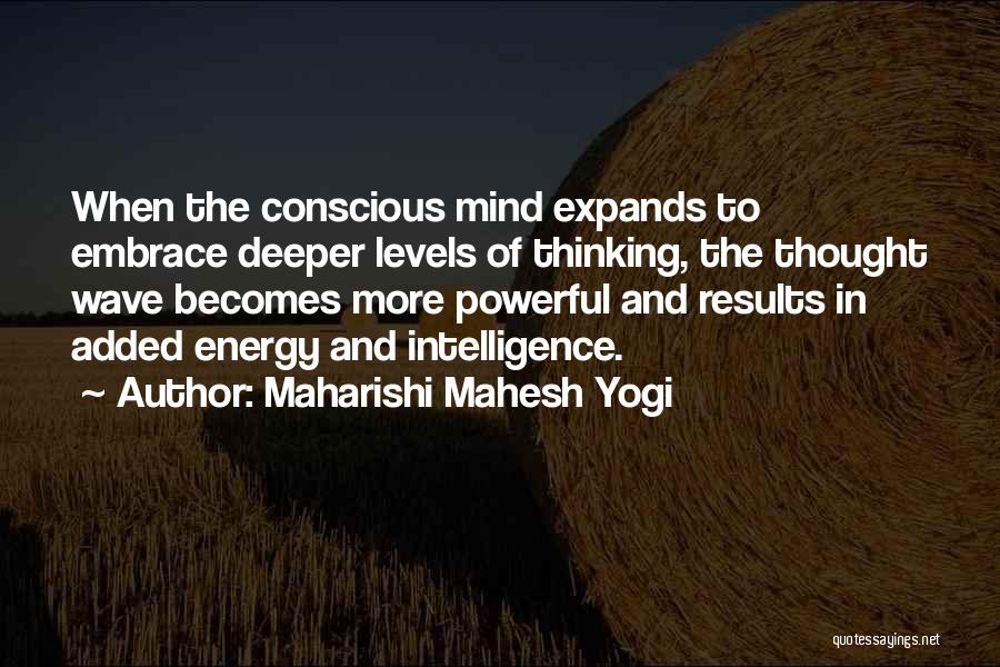 Powerful Wave Quotes By Maharishi Mahesh Yogi