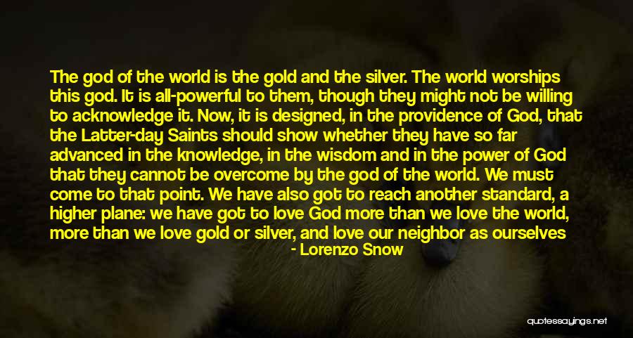 Powerful Wisdom Quotes By Lorenzo Snow