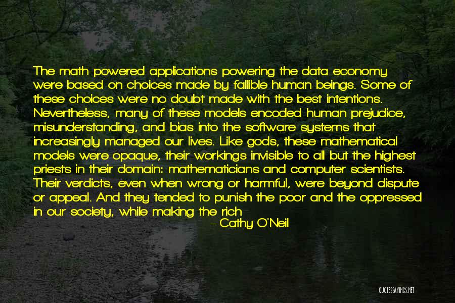 Powering Quotes By Cathy O'Neil