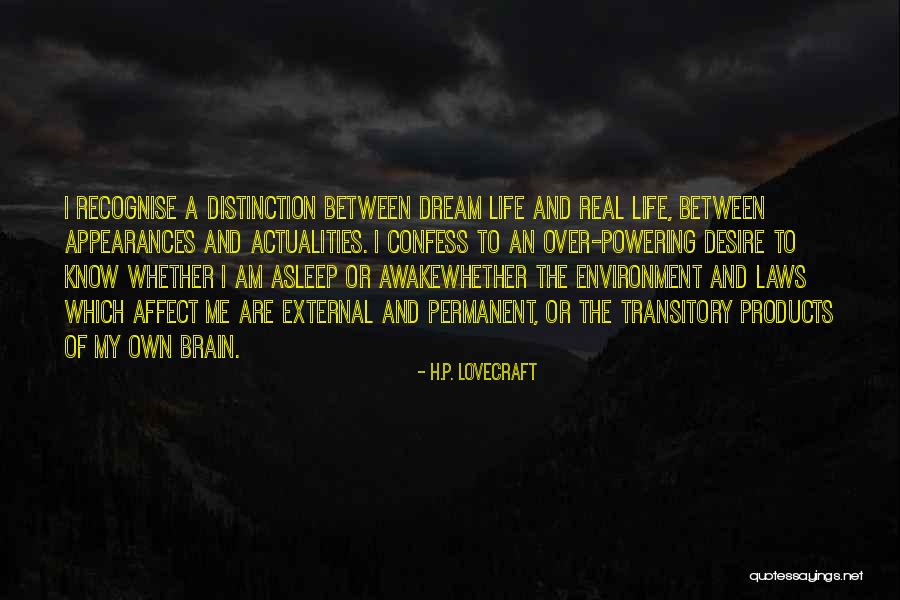 Powering Quotes By H.P. Lovecraft