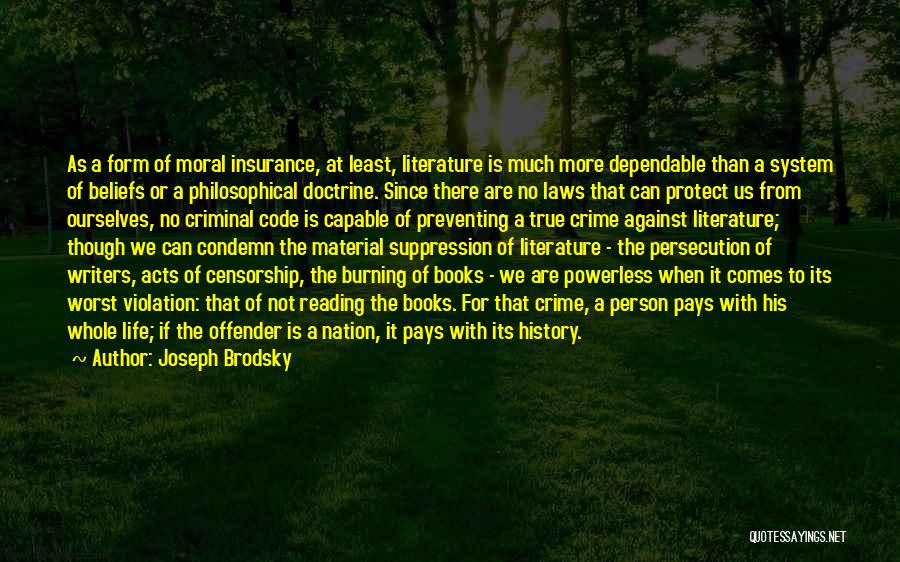 Powerless Book Quotes By Joseph Brodsky