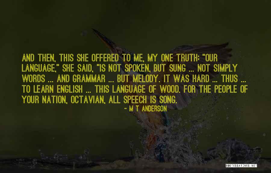 Pox Party Quotes By M T Anderson