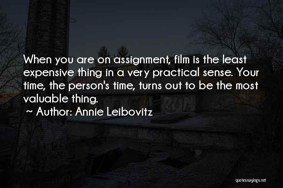 Practical Person Quotes By Annie Leibovitz