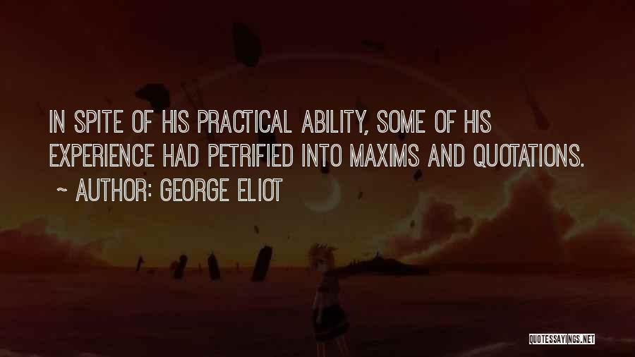 Practical Quotes By George Eliot