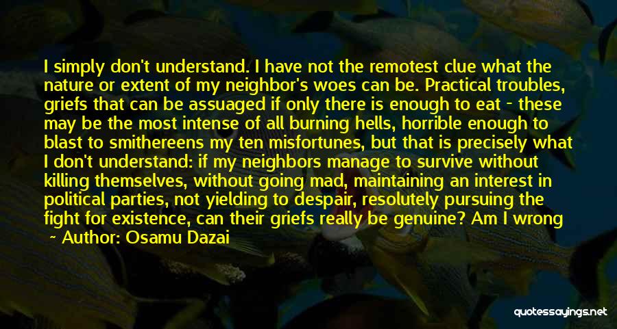 Practical Thinking Quotes By Osamu Dazai