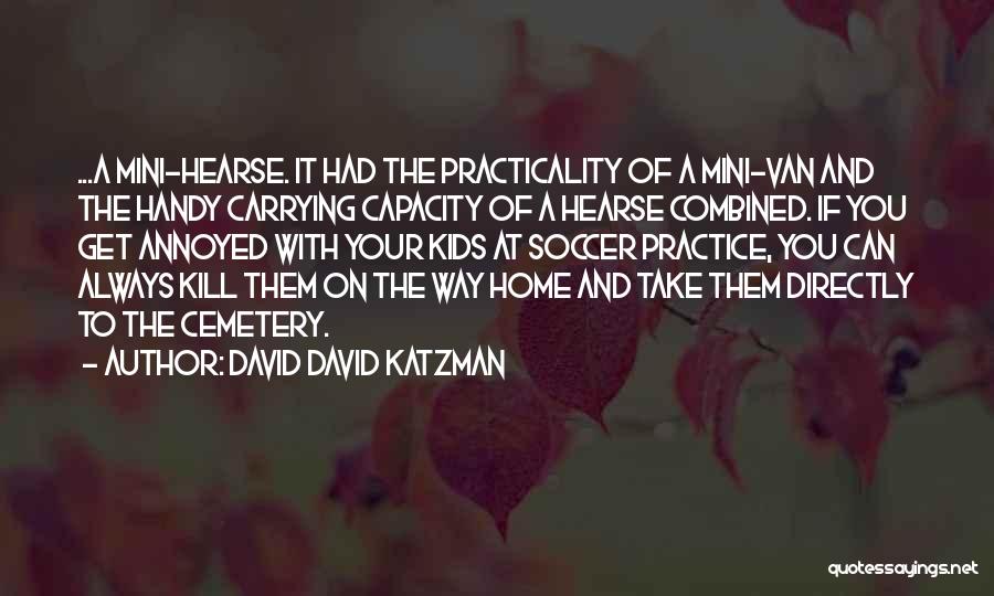 Practicality Quotes By David David Katzman