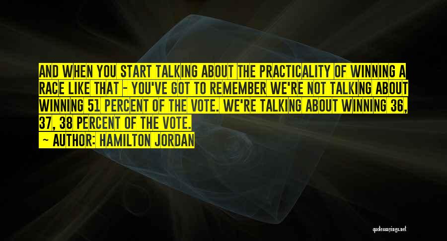 Practicality Quotes By Hamilton Jordan