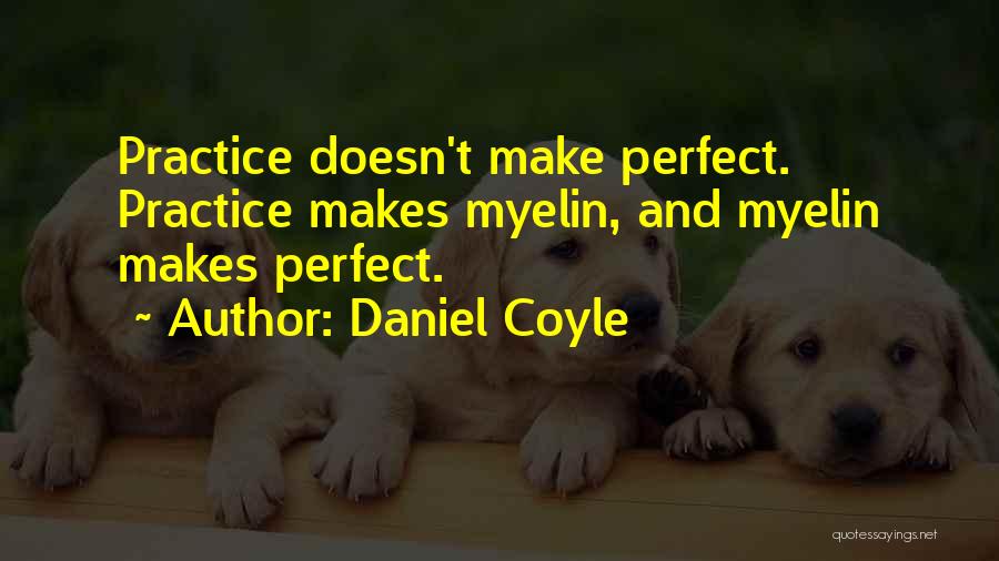 Practice Doesn't Make Perfect Quotes By Daniel Coyle