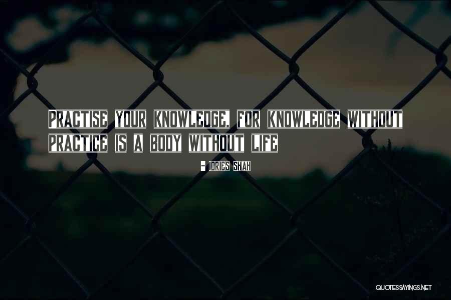 Practice Or Practise Quotes By Idries Shah Practice Or Practise Quotes By Idries Shah