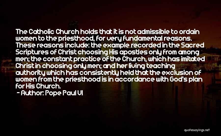 Practice Teaching Quotes By Pope Paul VI