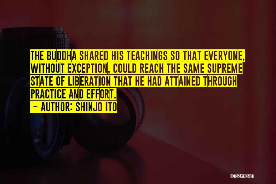 Practice Teaching Quotes By Shinjo Ito