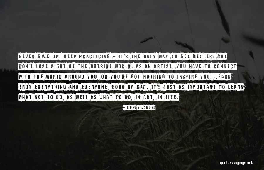 Practicing Art Quotes By Steve Landes Practicing Art Quotes By Steve Landes