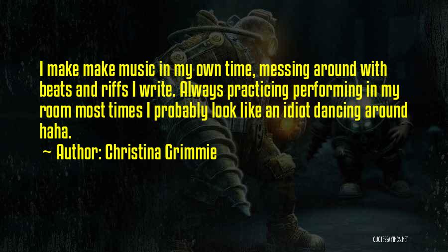 Practicing Writing Quotes By Christina Grimmie